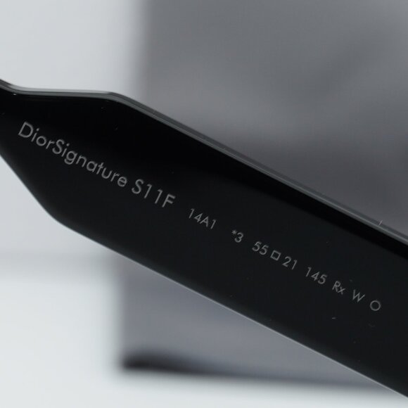 Dior DIORSIGNATURE S11F 14A1 Square Sunglasses - Black/Grey